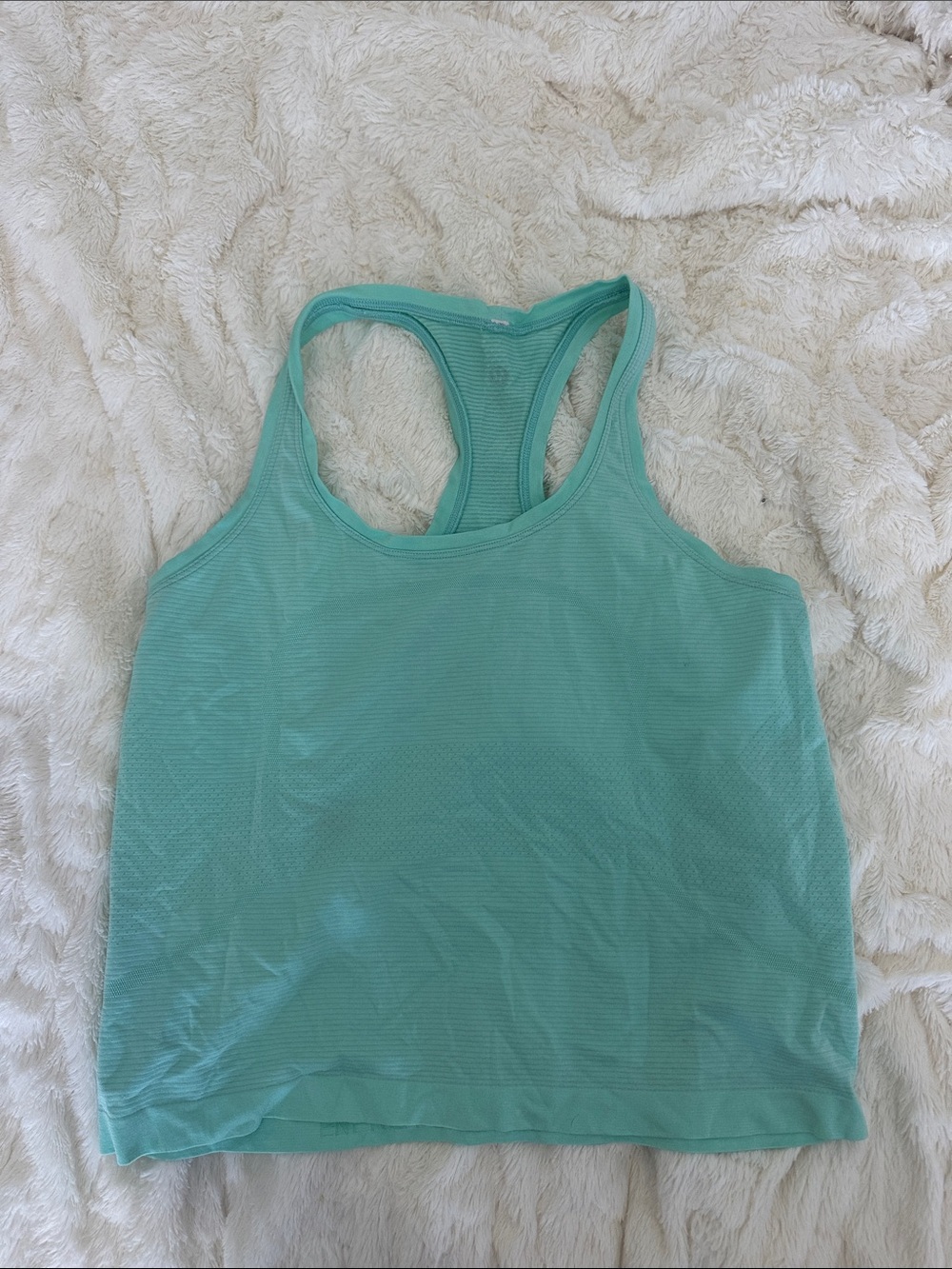 lululemon athletica Mint Green Racerback Tank Top